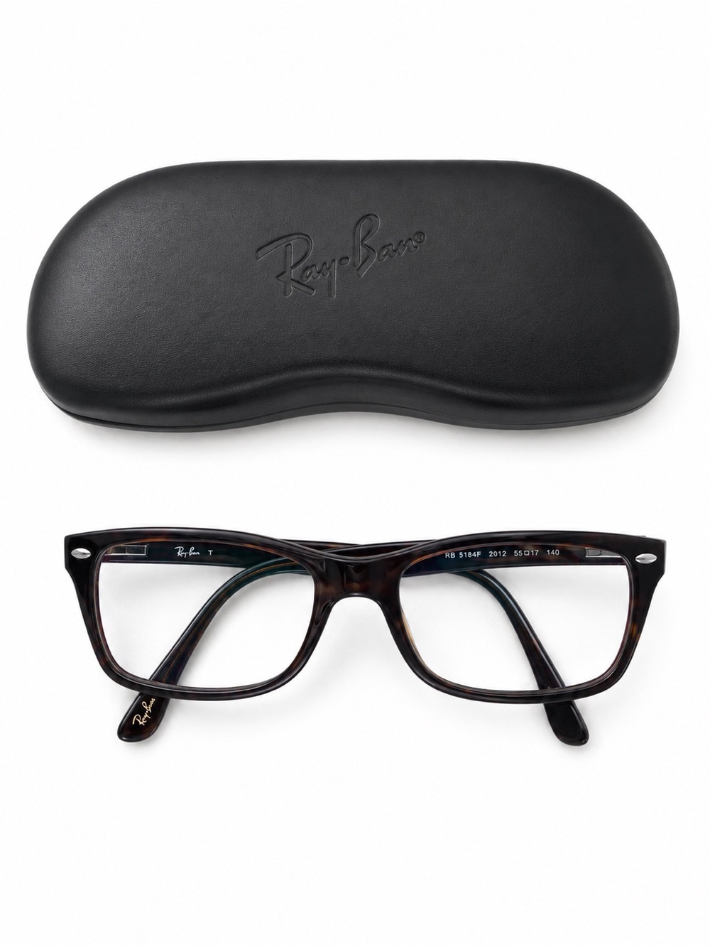 Ray-Ban Tortoise Shell Prescription Eyeglasses Frame RB5228 with Case
